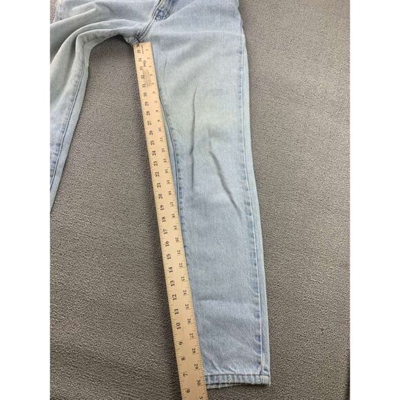 Vintage Calvin Klein Jeans Women 10 Blue Denim Super Slim Enzyme Wash USA Made - Picture 7 of 13